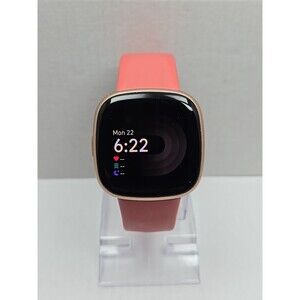 Fitbit Versa 4 GPS Smartwatch Charger Heart Rate Sleep Tracker Google Wallet NFC